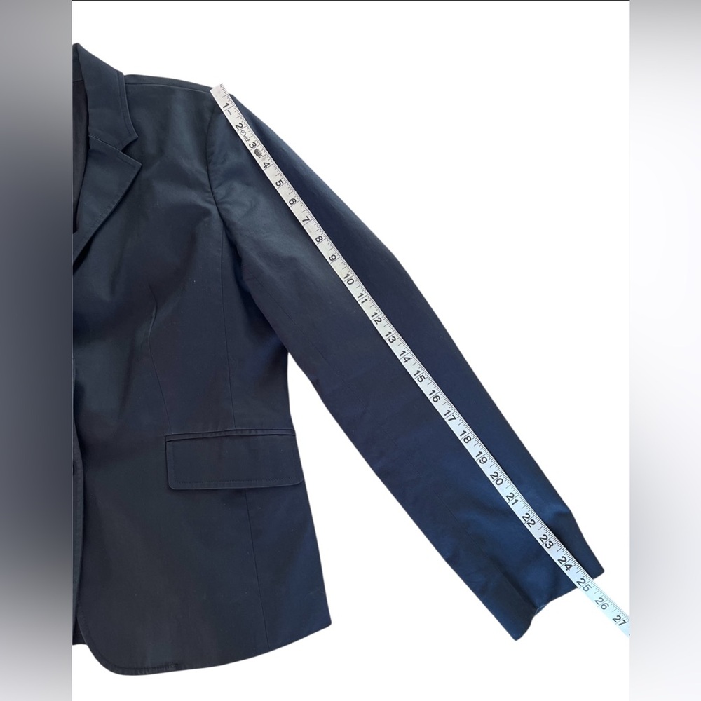 J. Crew Boys Navy Schoolboy Blazer Jacket Size 12 - Picture 5 of 8